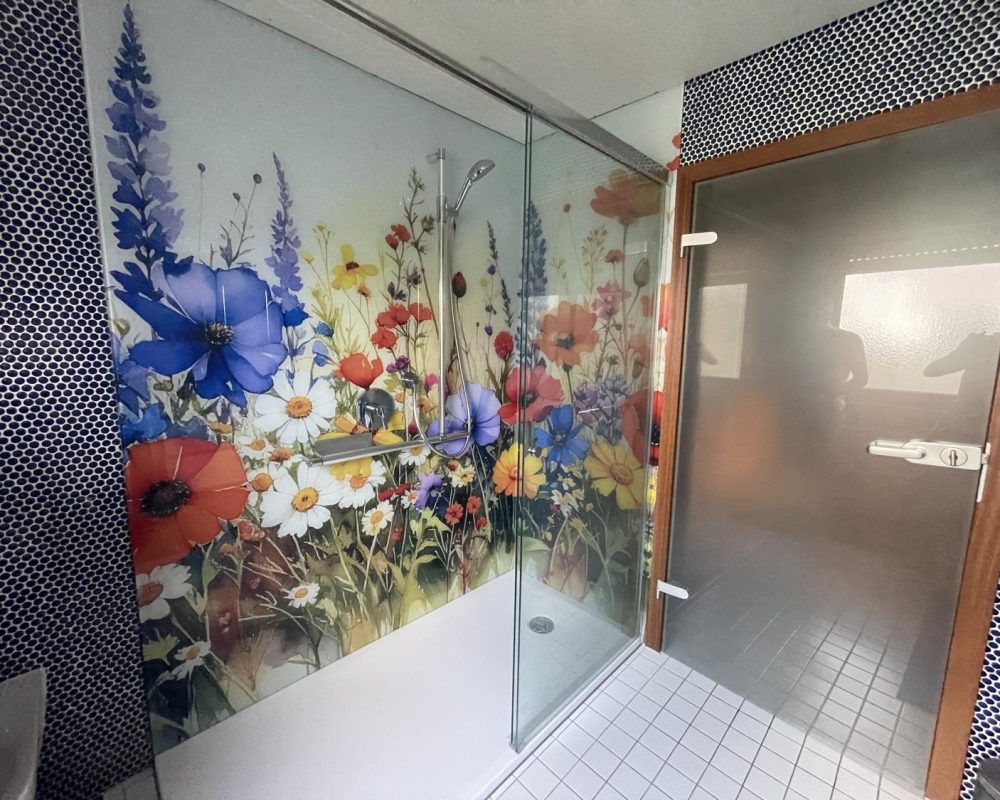 Teilbadsanierung mit einer neuen Dusche in Friedberg 2