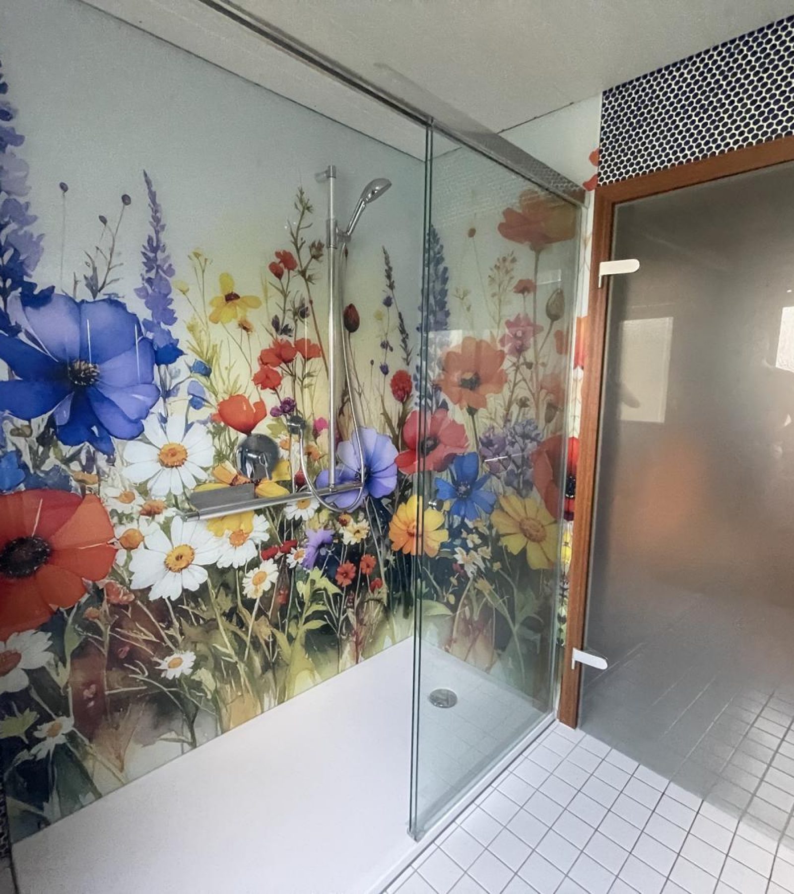 Teilbadsanierung mit einer neuen Dusche in Friedberg 2